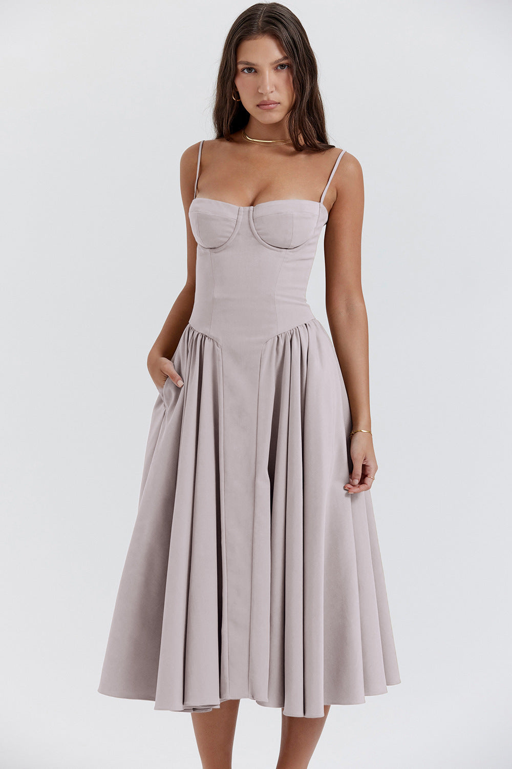 Kiki™ - Retro Midi-Kleid