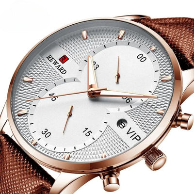 Luxuriöser Chronograph Quarzuhr