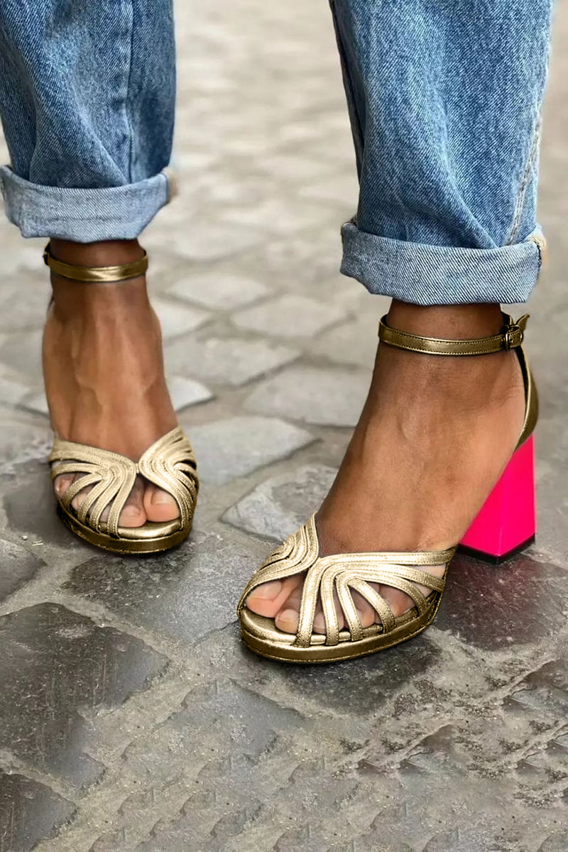 Soise™ - Klassische Sandalen mit Knöchelriemen und offener Spitze