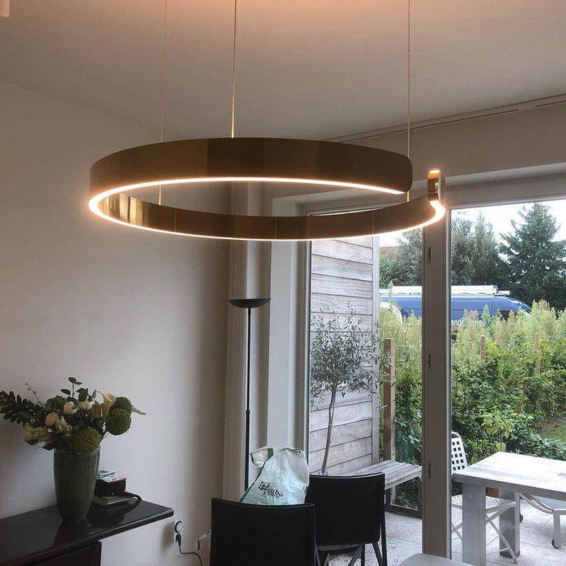 Moderne kreisförmige LED-Pendelleuchte