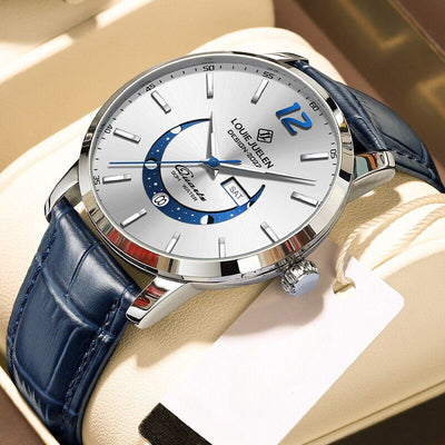 Elegante Luminous Uhr mit Mondphase