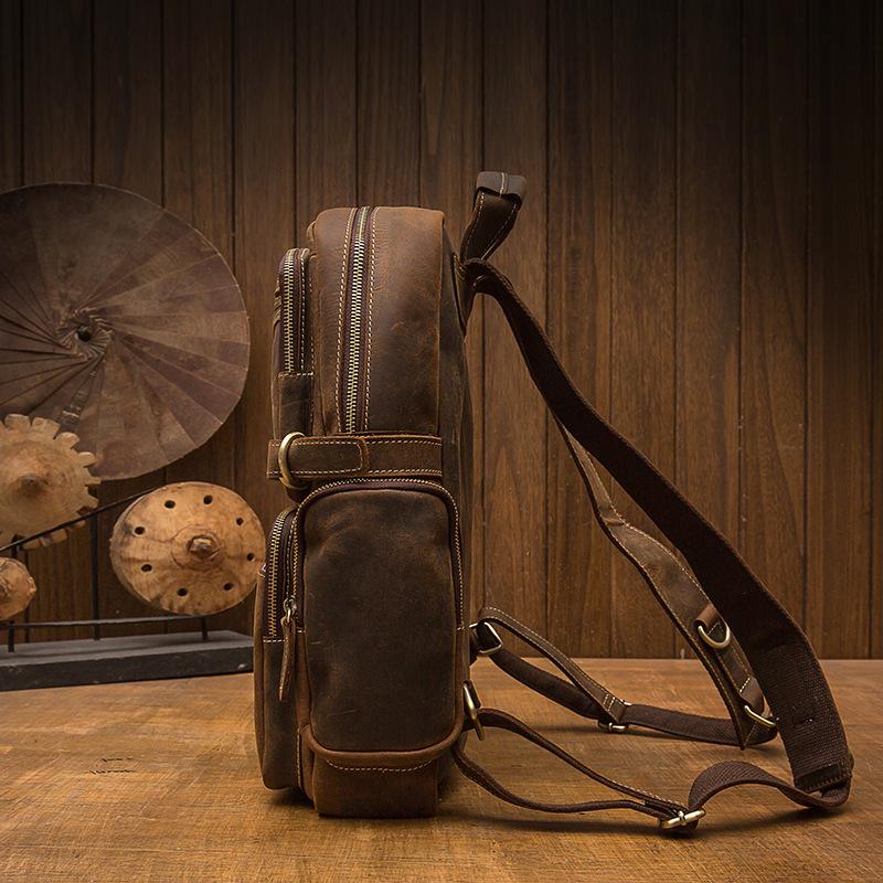 Basel™ - Brauner Lederrucksack