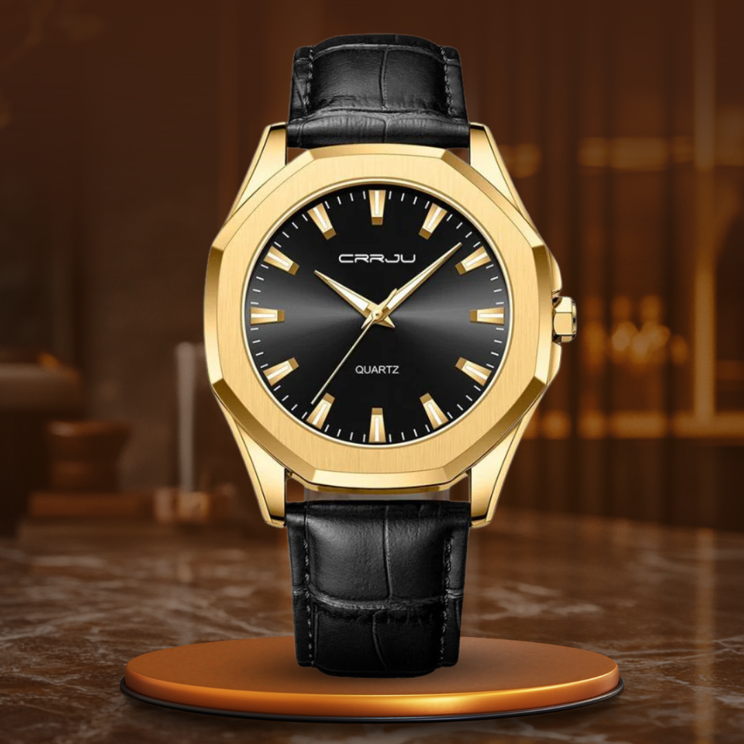Quarzuhr im minimalistischen Casual-Stil