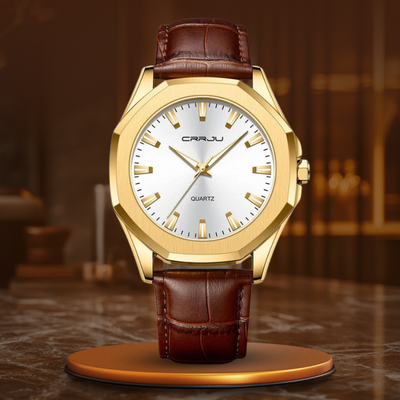Quarzuhr im minimalistischen Casual-Stil