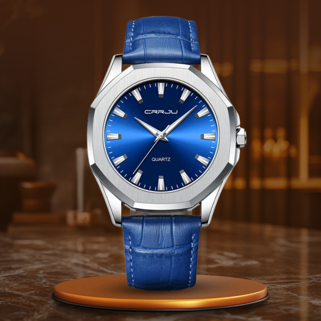 Quarzuhr im minimalistischen Casual-Stil