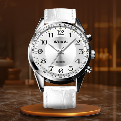 Sportlich Casual Weißuhr