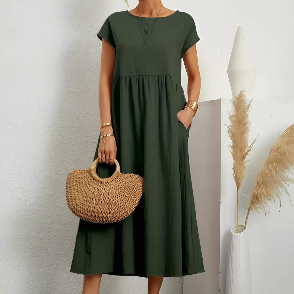Catherine | Leichtes Sommerkleid mit mühelosem Stil