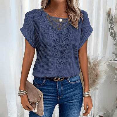 Elegante Bluse im Ibiza-Stil