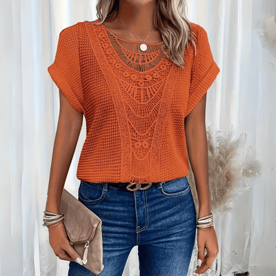 Elegante Bluse im Ibiza-Stil