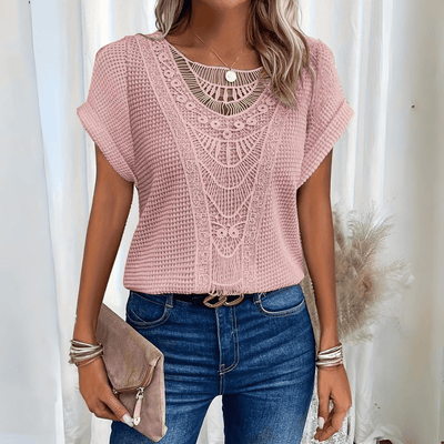 Elegante Bluse im Ibiza-Stil