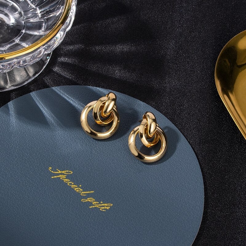 Exklusive Goldohrringe mit luxuriösem Design