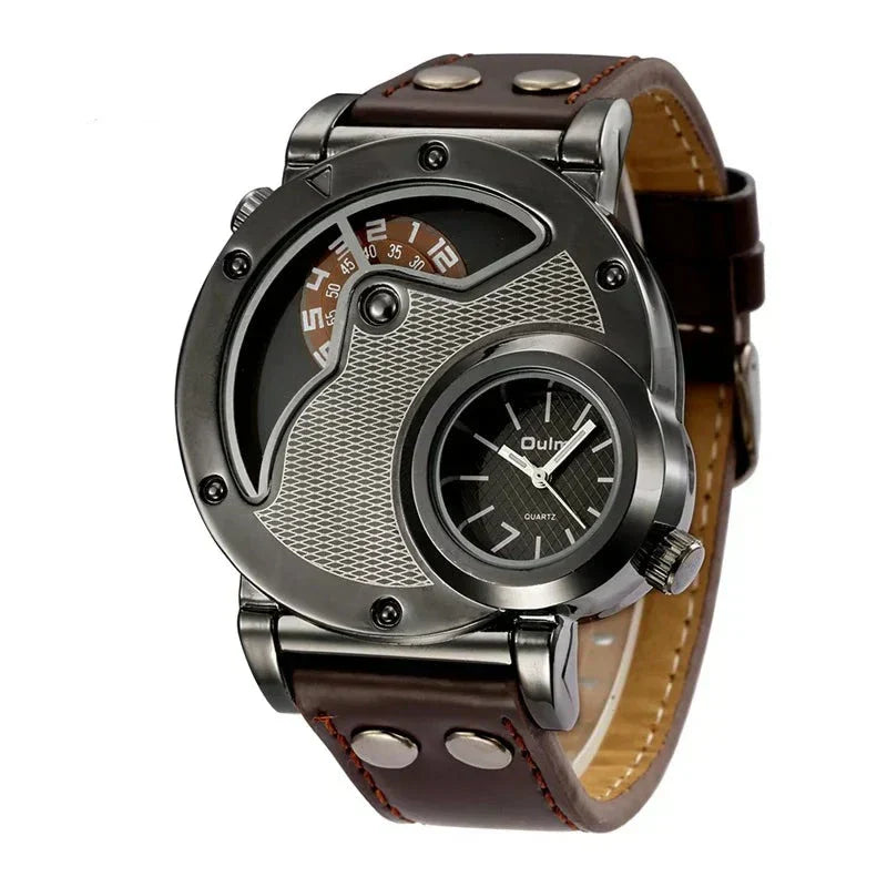 Luxuriöse Dual Time Uhr