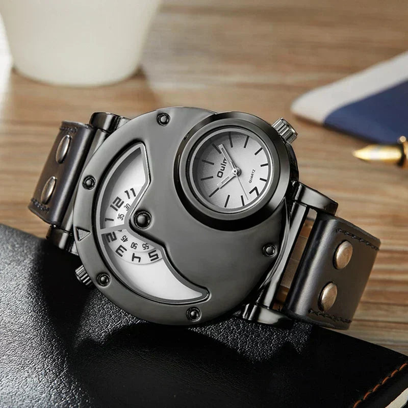 Luxuriöse Dual Time Uhr