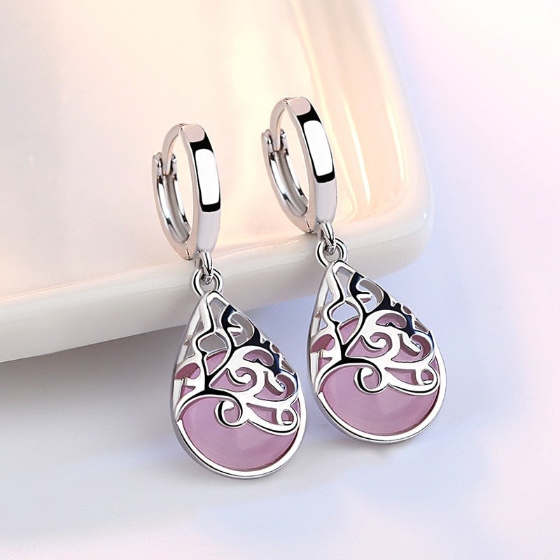 Elegante Lebensbaum-Ohrringe aus 925er Silber – Symbol für Leben und Harmonie