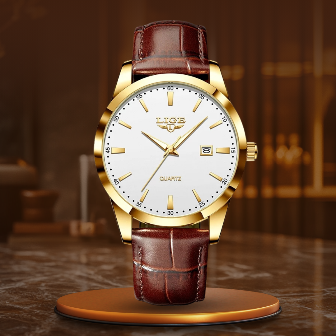 Militärischer Lederuhr