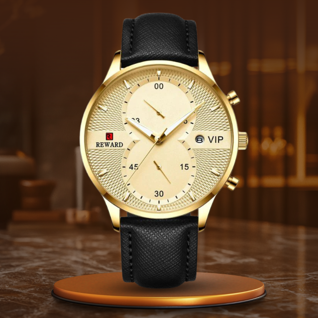 Luxuriöser Chronograph Quarzuhr
