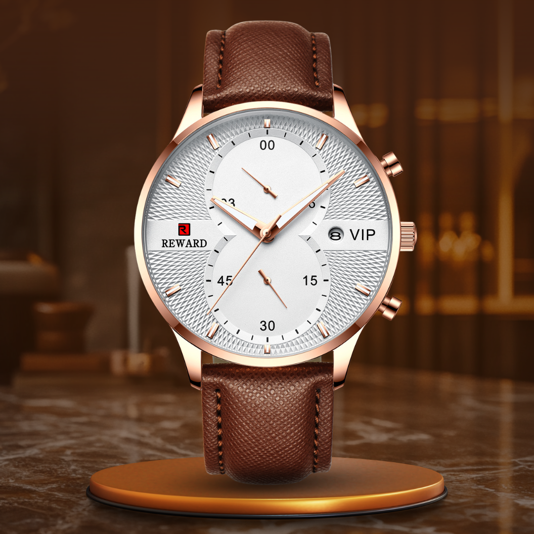 Luxuriöser Chronograph Quarzuhr