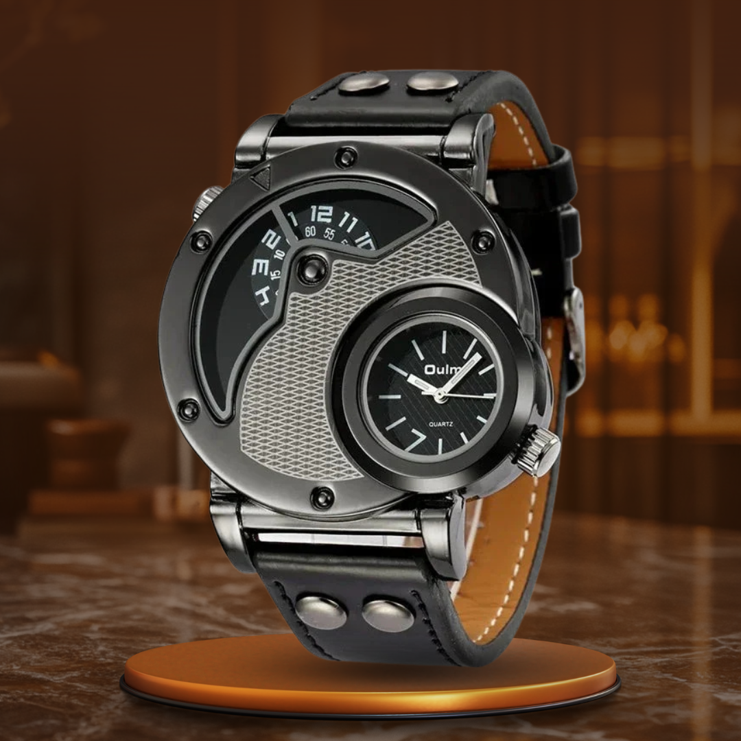 Luxuriöse Dual Time Uhr