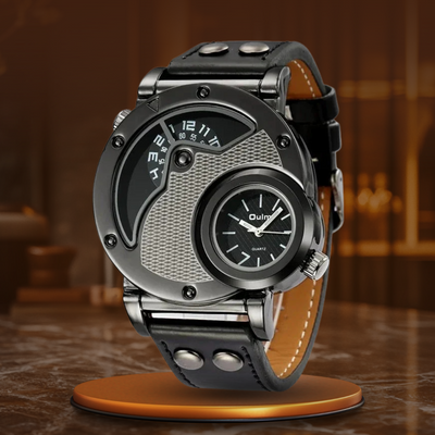 Luxuriöse Dual Time Uhr