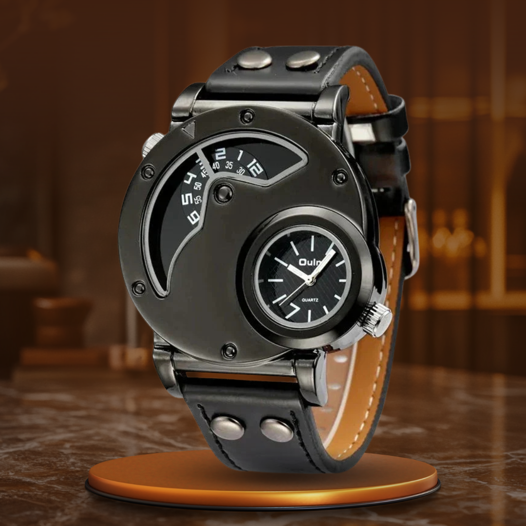 Luxuriöse Dual Time Uhr