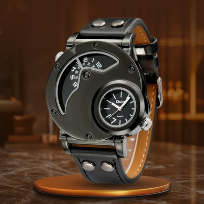 Luxuriöse Dual Time Uhr