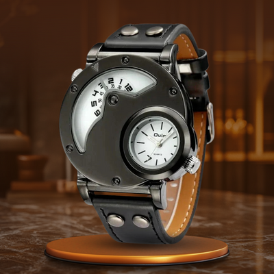 Luxuriöse Dual Time Uhr