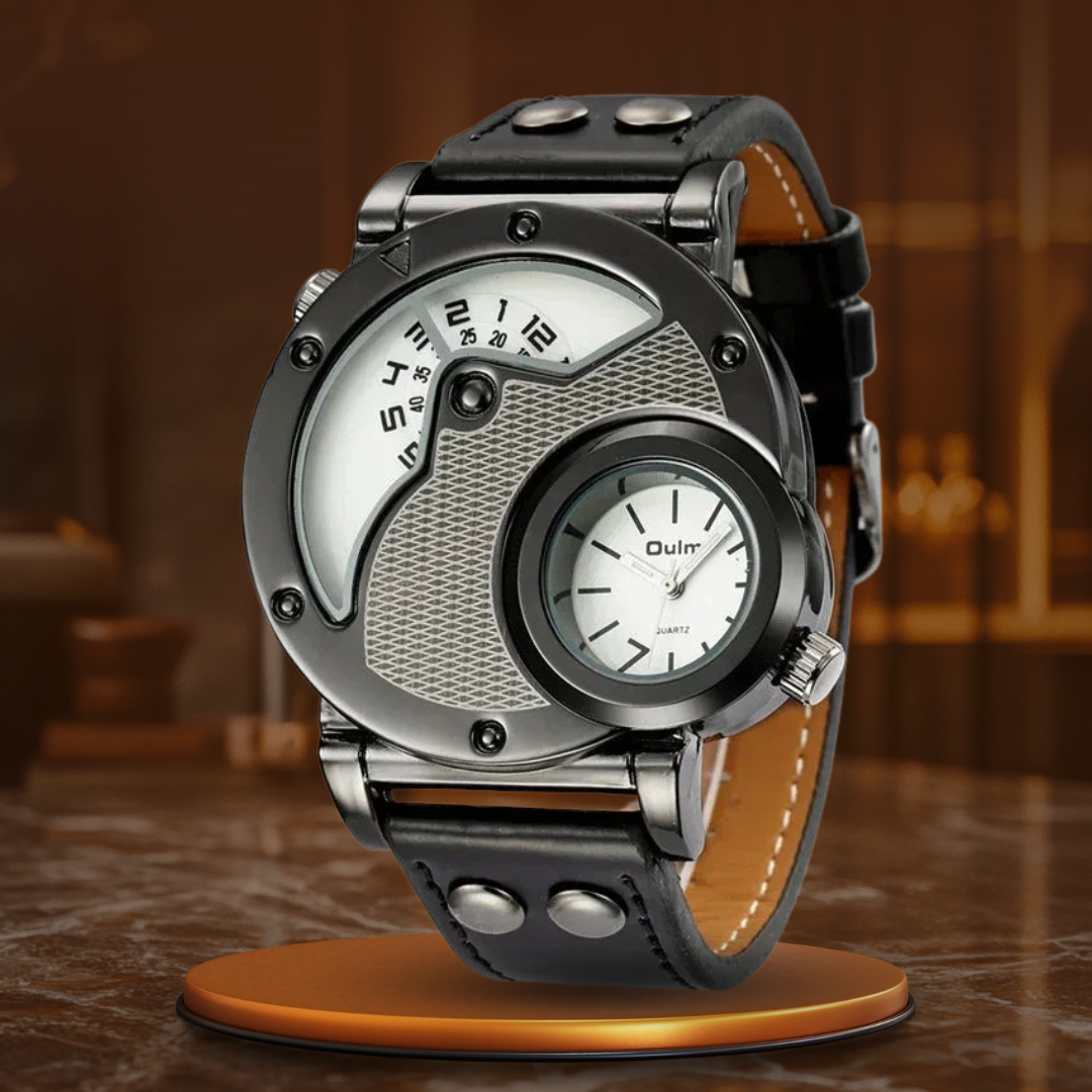 Luxuriöse Dual Time Uhr
