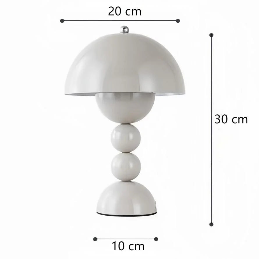 Nordische Blumenknospen Bunte Tragbare Tischlampe