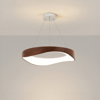 Moderne runde LED-Pendelleuchte für vielseitige Innenbeleuchtung