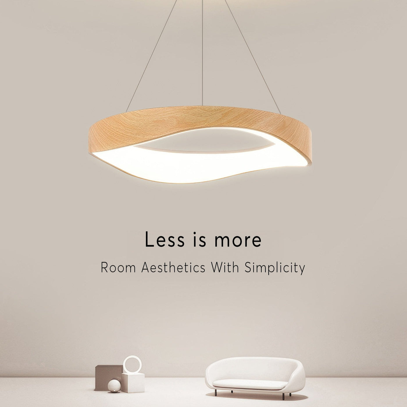 Moderne runde LED-Pendelleuchte für vielseitige Innenbeleuchtung