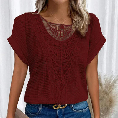 Elegante Bluse im Ibiza-Stil