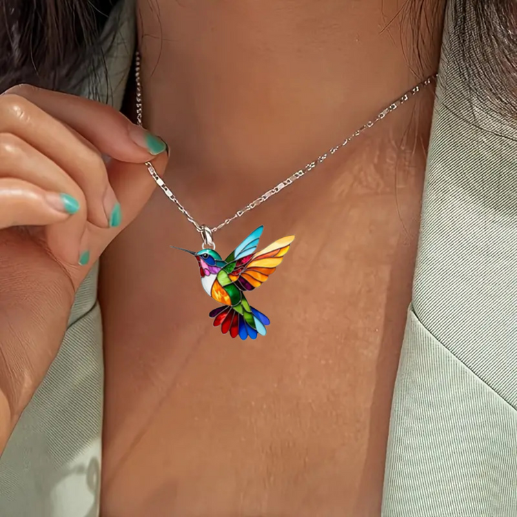 Samantha – Elegante Kolibri-Halskette