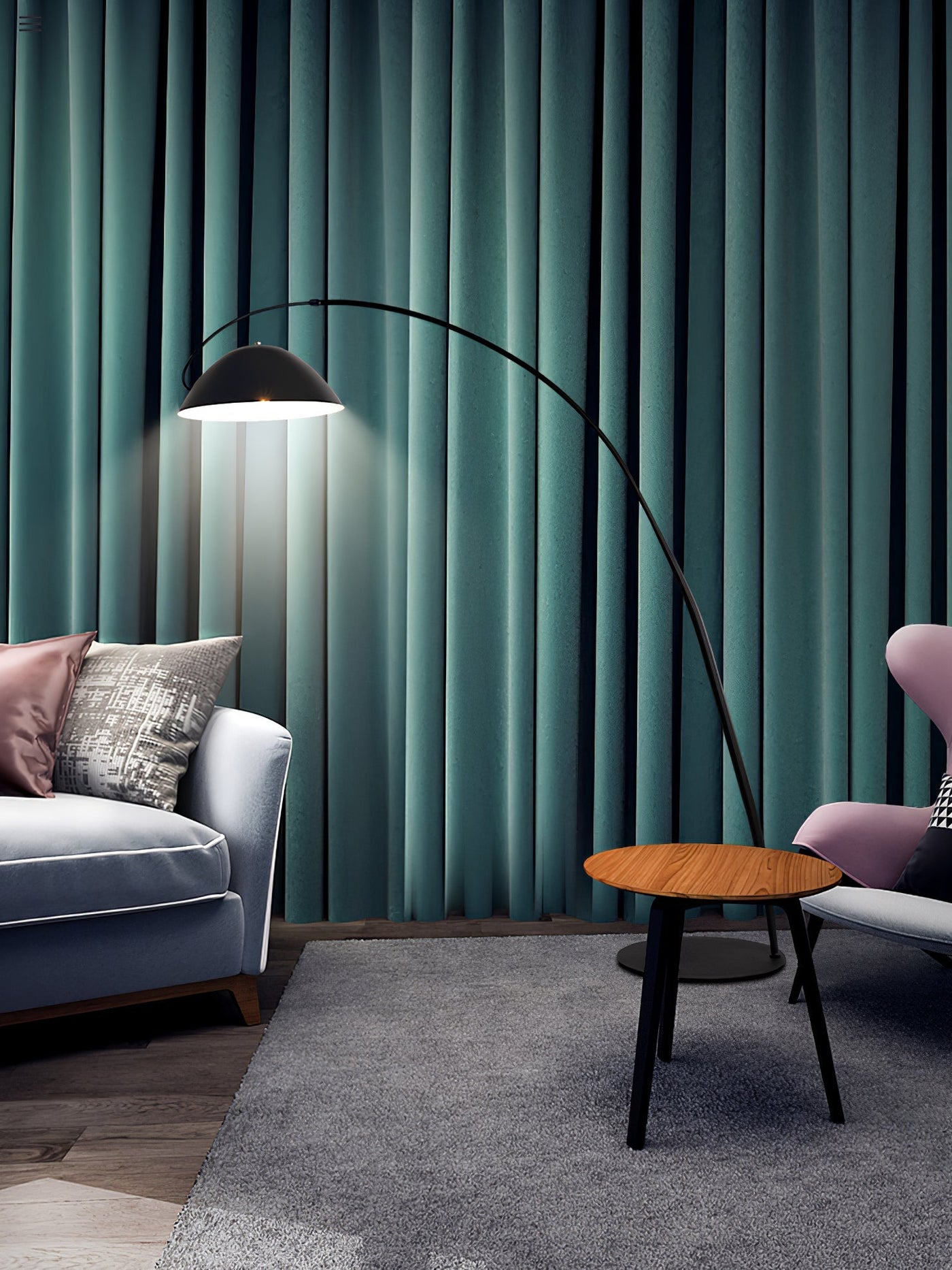 Frische Bogen Stehlampe