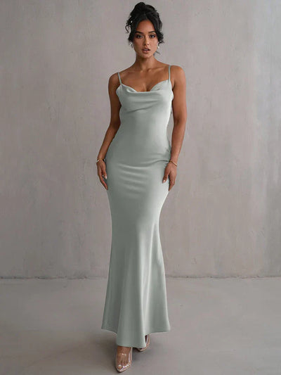 Marla™ - Elegantes, schwülstiges, rückenfreies Maxikleid