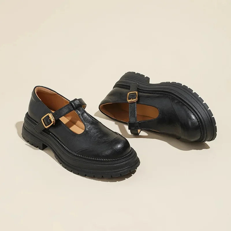 Mary Janes - Eleganter Lederschuh