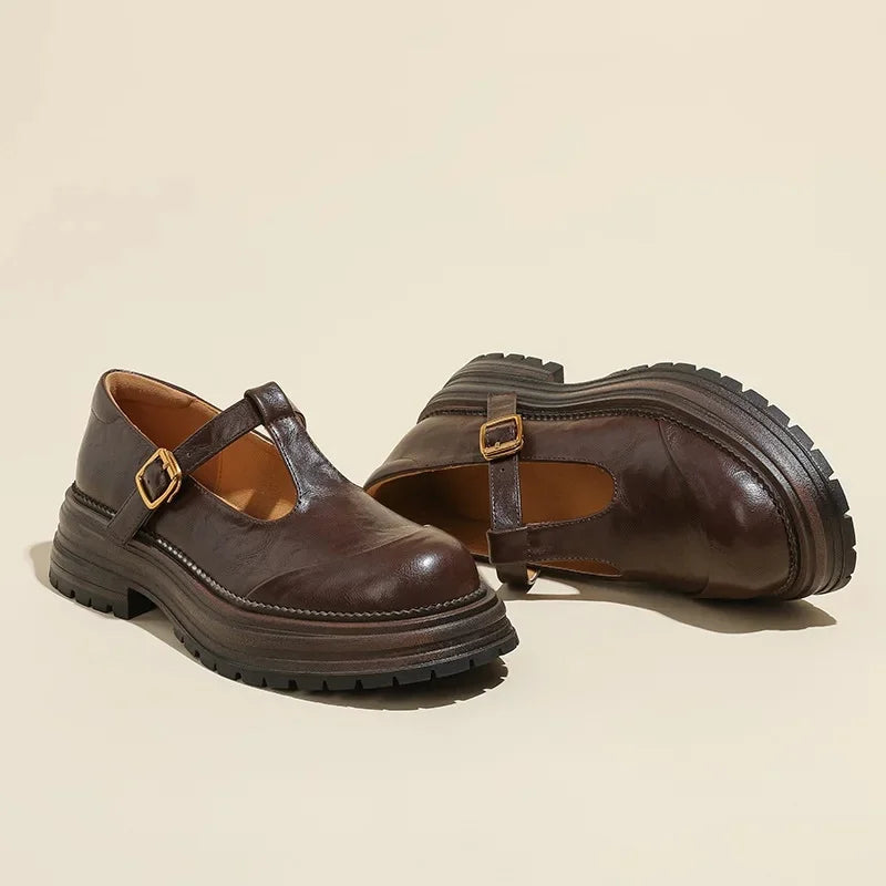Mary Janes - Eleganter Lederschuh