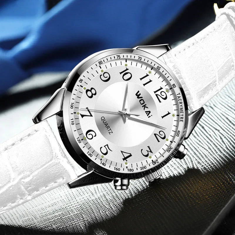 Sportlich Casual Weißuhr