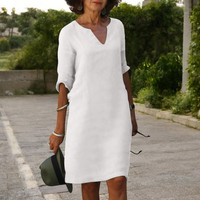 Jacqueline | Müheloses Sommerkleid mit schmeichelhaftem Schnitt