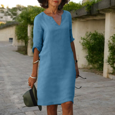 Jacqueline | Müheloses Sommerkleid mit schmeichelhaftem Schnitt