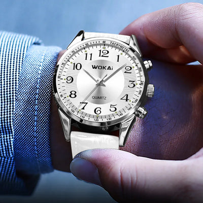 Sportlich Casual Weißuhr