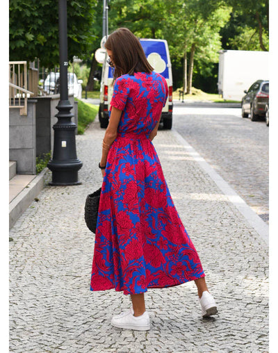 Suzanne™ - Elegantes V-Ausschnitt-Kleid