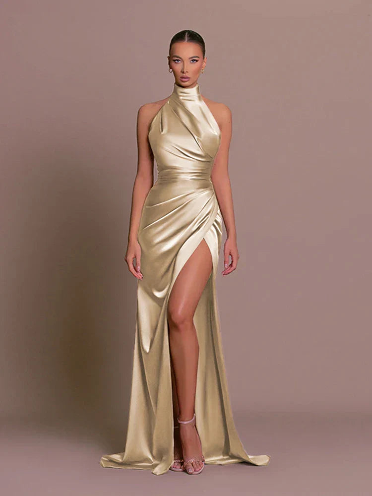 Ella™ - Schlankes Schlitzkleid