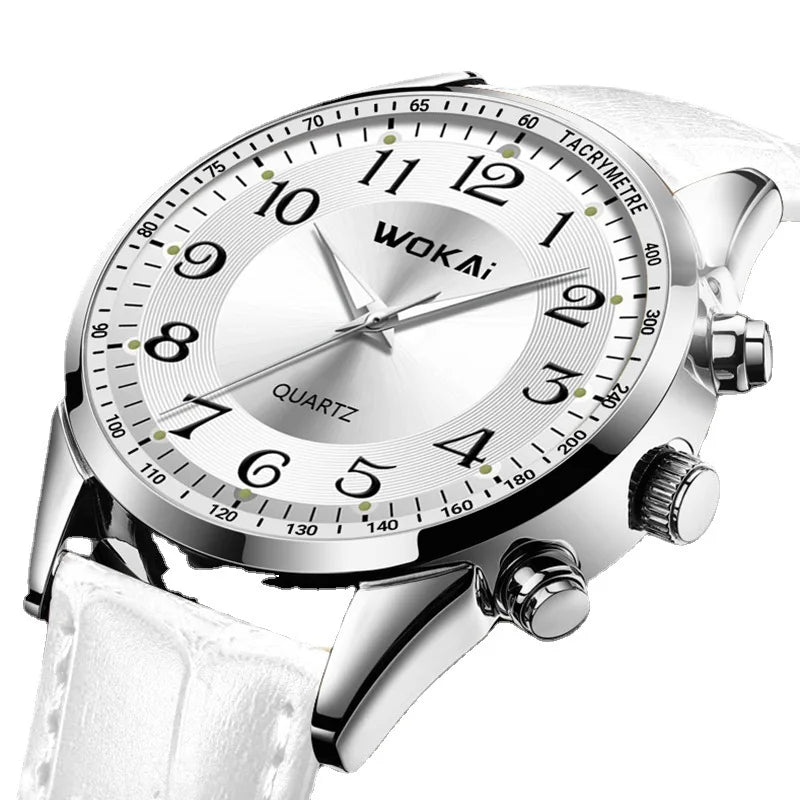 Sportlich Casual Weißuhr