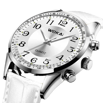 Sportlich Casual Weißuhr