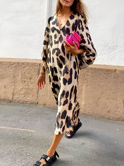 Silvie | Leopardenmuster-Kleid für mutige Weiblichkeit