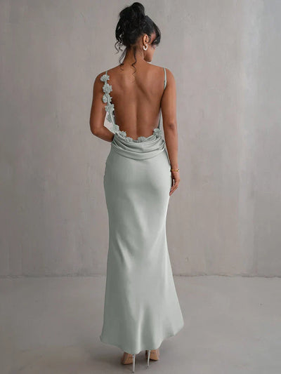 Marla™ - Elegantes, schwülstiges, rückenfreies Maxikleid