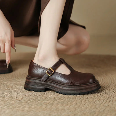 Mary Janes - Eleganter Lederschuh
