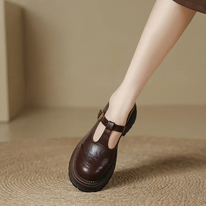 Mary Janes - Eleganter Lederschuh