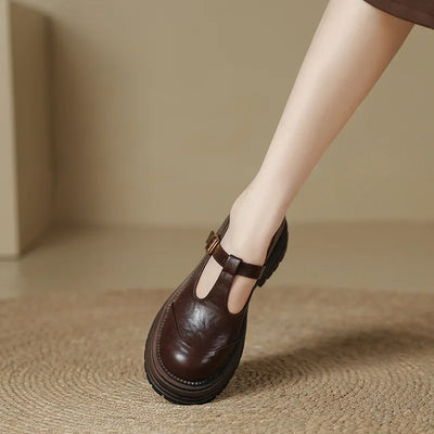 Mary Janes - Eleganter Lederschuh