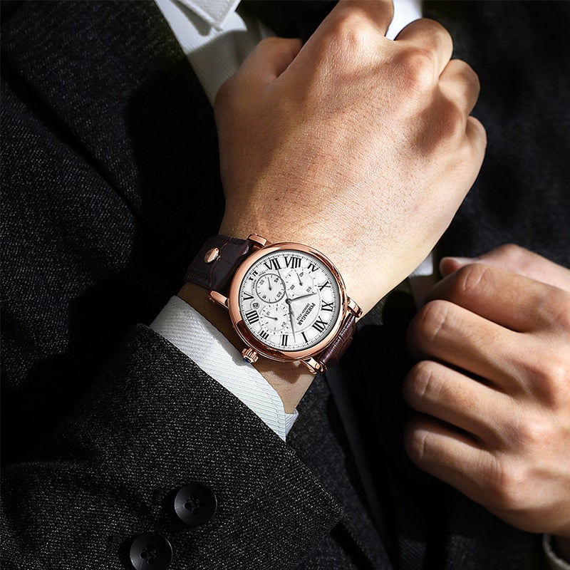 Luxuriöser Chronographuhr im Casual-Stil
